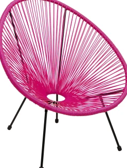 Fotel Acapulco 73x85 cm różowy
