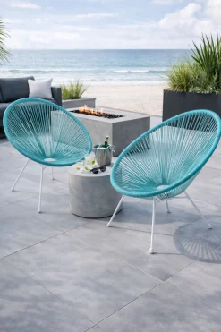 Fotel Acapulco 73x85 cm turkusowy