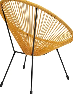 Fotel Acapulco 73x85 cm żółty