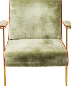 Fotel Aunt Betty 75x85 cm jasnozielony