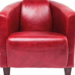 Fotel Cigar Lounge 72x70 cm czerwony