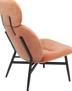 Fotel Elodie 67x105 cm jasnobrązowy - nogi czarne
