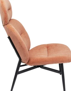 Fotel Elodie 67x105 cm jasnobrązowy - nogi czarne