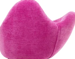 Fotel Glow Wave Medium różowy 116 cm