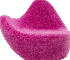 Fotel Glow Wave Medium różowy 116 cm