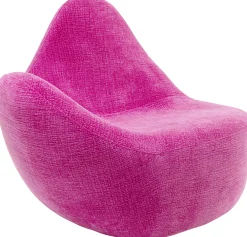 Fotel Glow Wave Medium różowy 116 cm