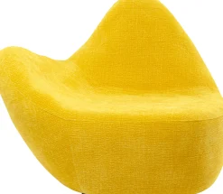Fotel Glow Wave Medium zółty 116 cm