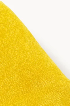 Fotel Glow Wave Medium zółty 116 cm