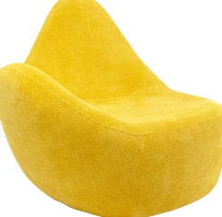 Fotel Glow Wave Medium zółty 116 cm