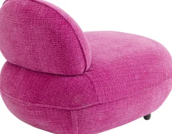 Fotel Kumo różowy 70cm