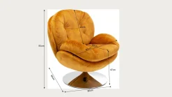 Fotel obrotowy Cosy beżowy