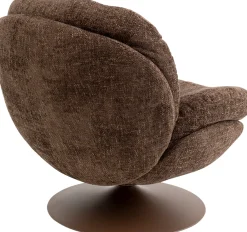 Fotel obrotowy Cosy brązowy