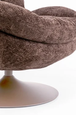 Fotel obrotowy Cosy brązowy