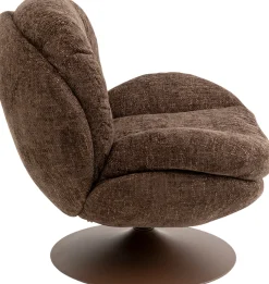 Fotel obrotowy Cosy brązowy