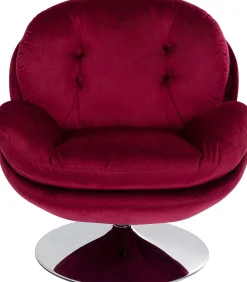 Fotel obrotowy Cosy 81x84 cm jagodowy