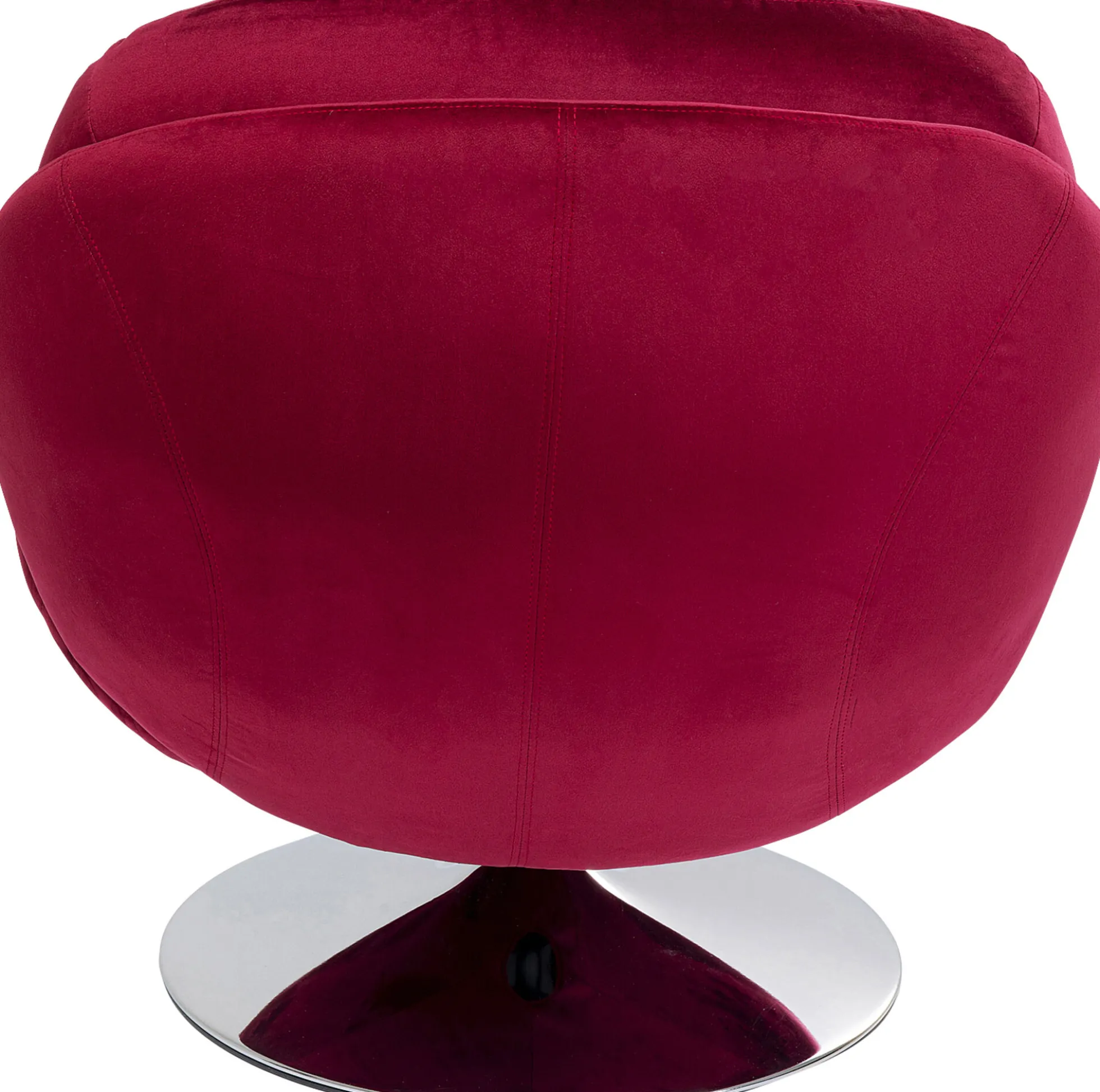 Fotel obrotowy Cosy 81x84 cm jagodowy