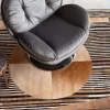 Fotel obrotowy Cosy 81x84 cm szary