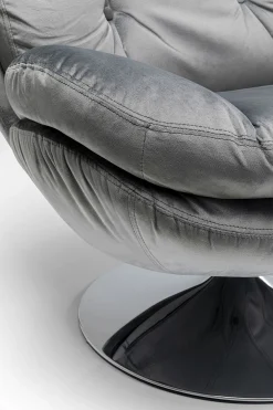 Fotel obrotowy Cosy 81x84 cm szary