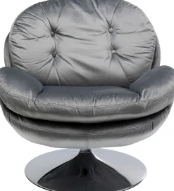 Fotel obrotowy Cosy 81x84 cm szary