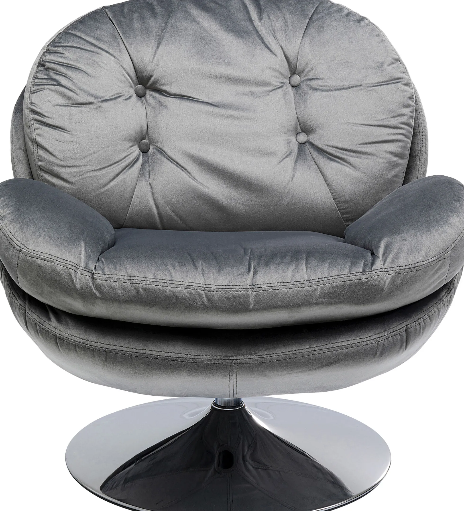 Fotel obrotowy Cosy 81x84 cm szary