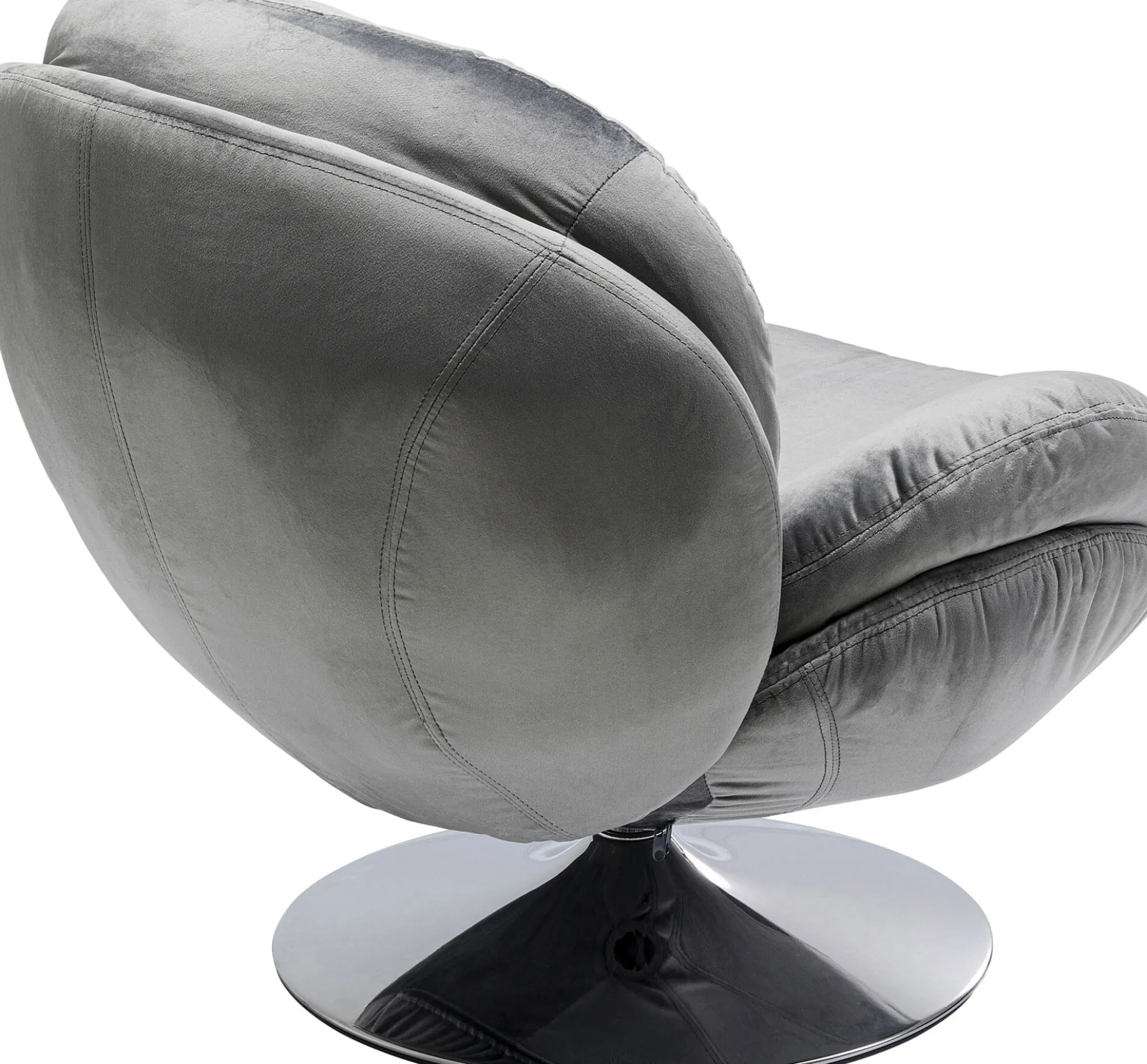 Fotel obrotowy Cosy 81x84 cm szary