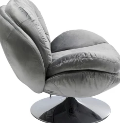 Fotel obrotowy Cosy 81x84 cm szary