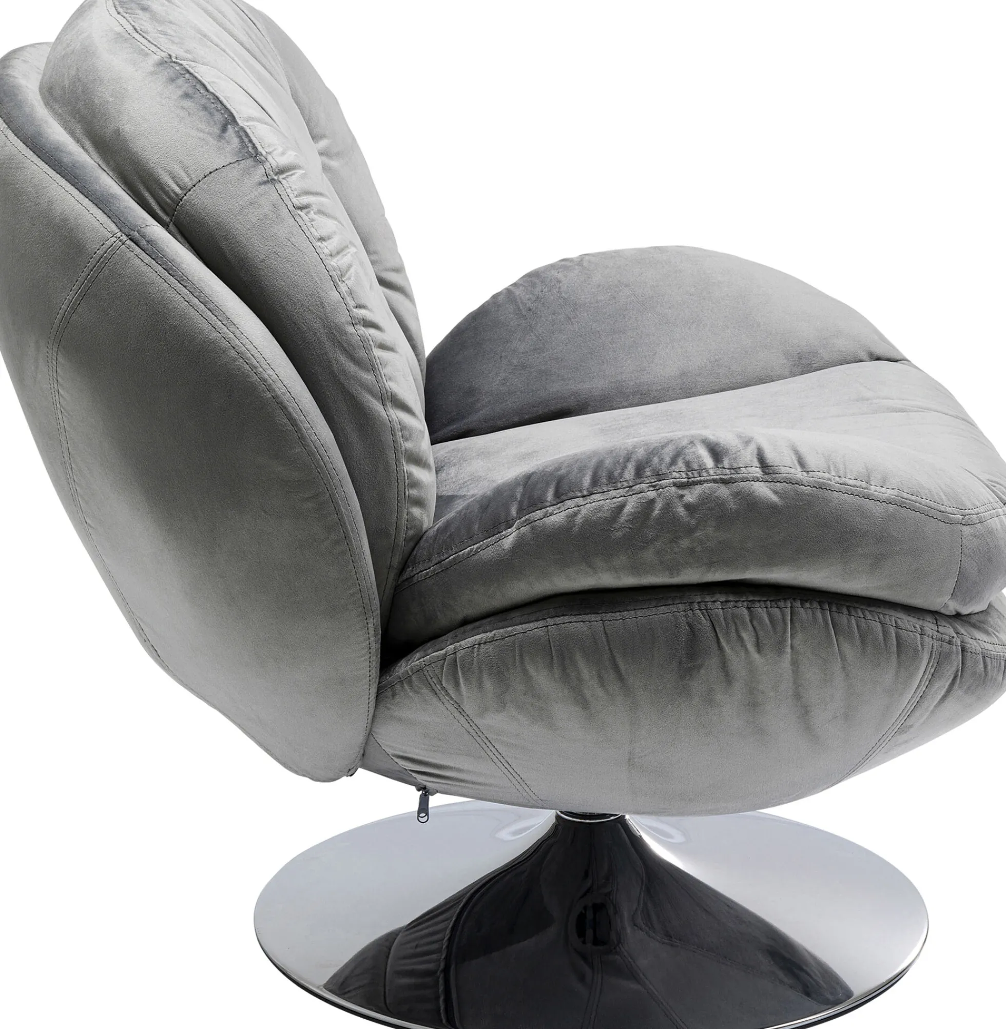 Fotel obrotowy Cosy 81x84 cm szary