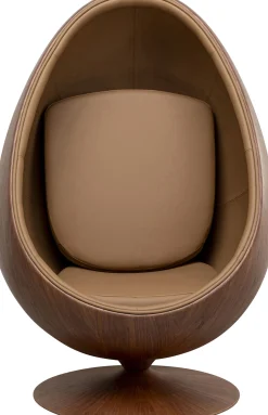 Fotel obrotowy Eye Ball orzechowy