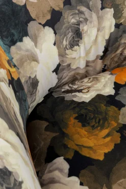 Fotel obrotowy Peony Yellow 81x70 cm
