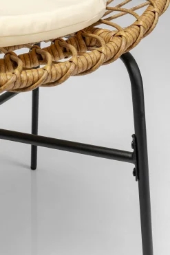 Fotel ogrodowy Bali 75x83 cm naturalny - nogi czarne