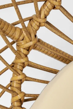 Fotel ogrodowy Bali 75x83 cm naturalny - nogi czarne