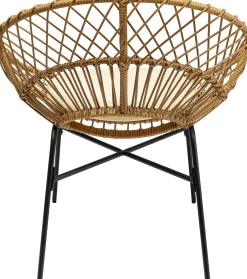 Fotel ogrodowy Bali 75x83 cm naturalny - nogi czarne