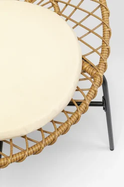 Fotel ogrodowy Bali 75x83 cm naturalny - nogi czarne