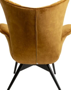 Fotel Tudor Velvet złotobrązowy
