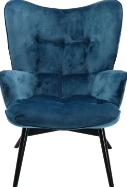 Fotel Vicky 73x94 cm niebieski