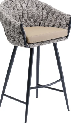 Hoker Knot 60x103 cm brązowy - nogi czarne