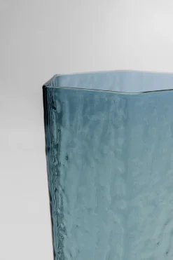 Kieliszek do szampana szklany niebieski 250 ml 27 cm