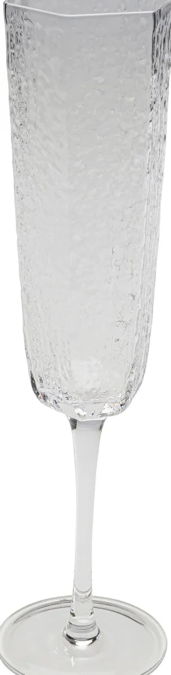 Kieliszek do szampana szklany transparentny 250 ml 27 cm