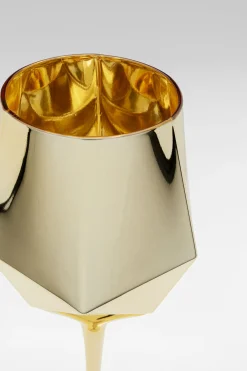 Kieliszek do wina Diamond złoty