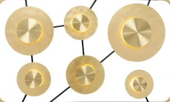 Kinkiet Disc 185x110 cm złoty