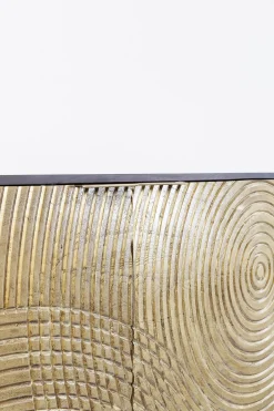 Komoda Circulo 120x150 cm czarno-złota