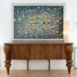 Komoda 3-drzwiowa z litego drewna mango 200x88 cm