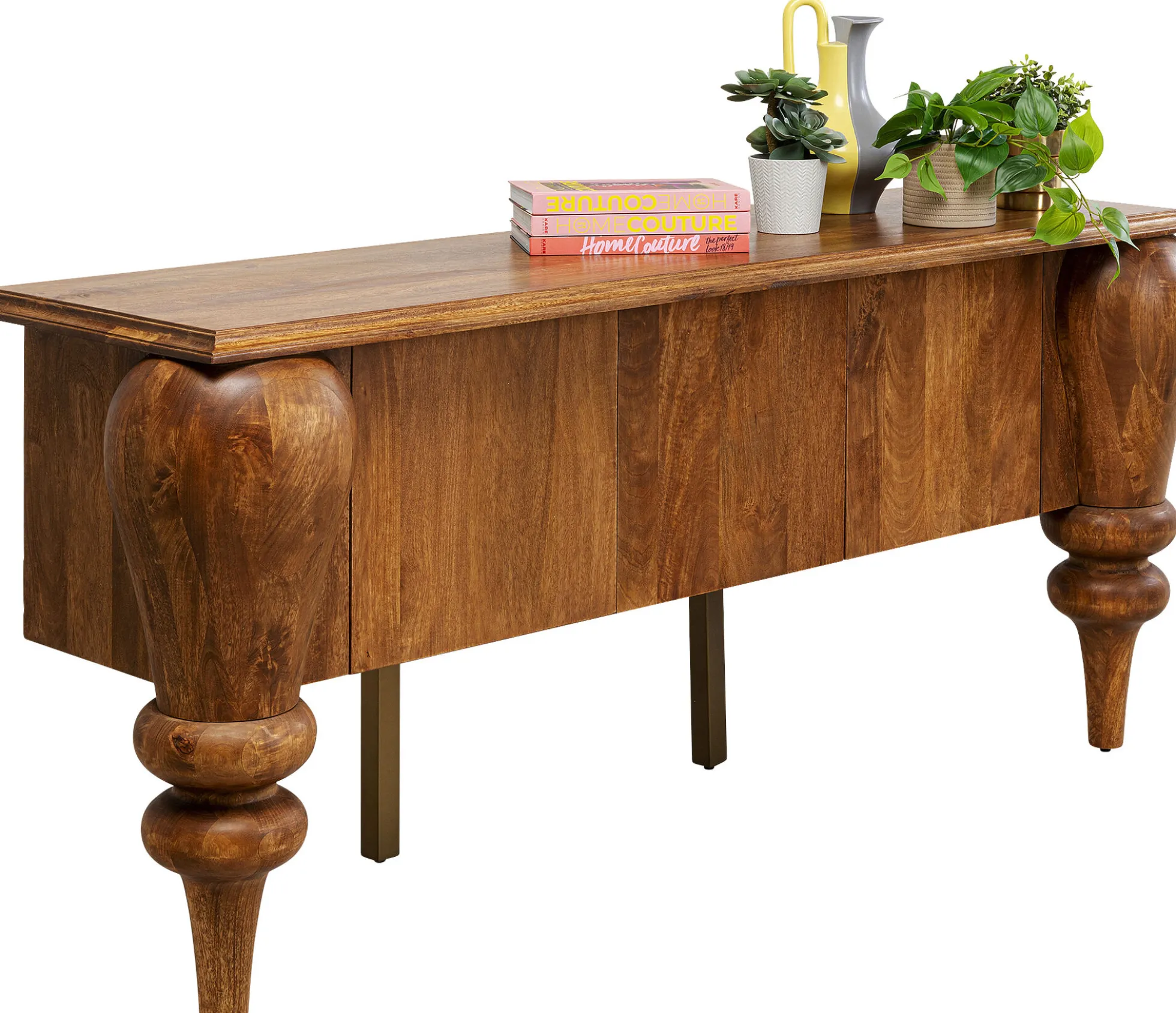 Komoda 3-drzwiowa z litego drewna mango 200x88 cm
