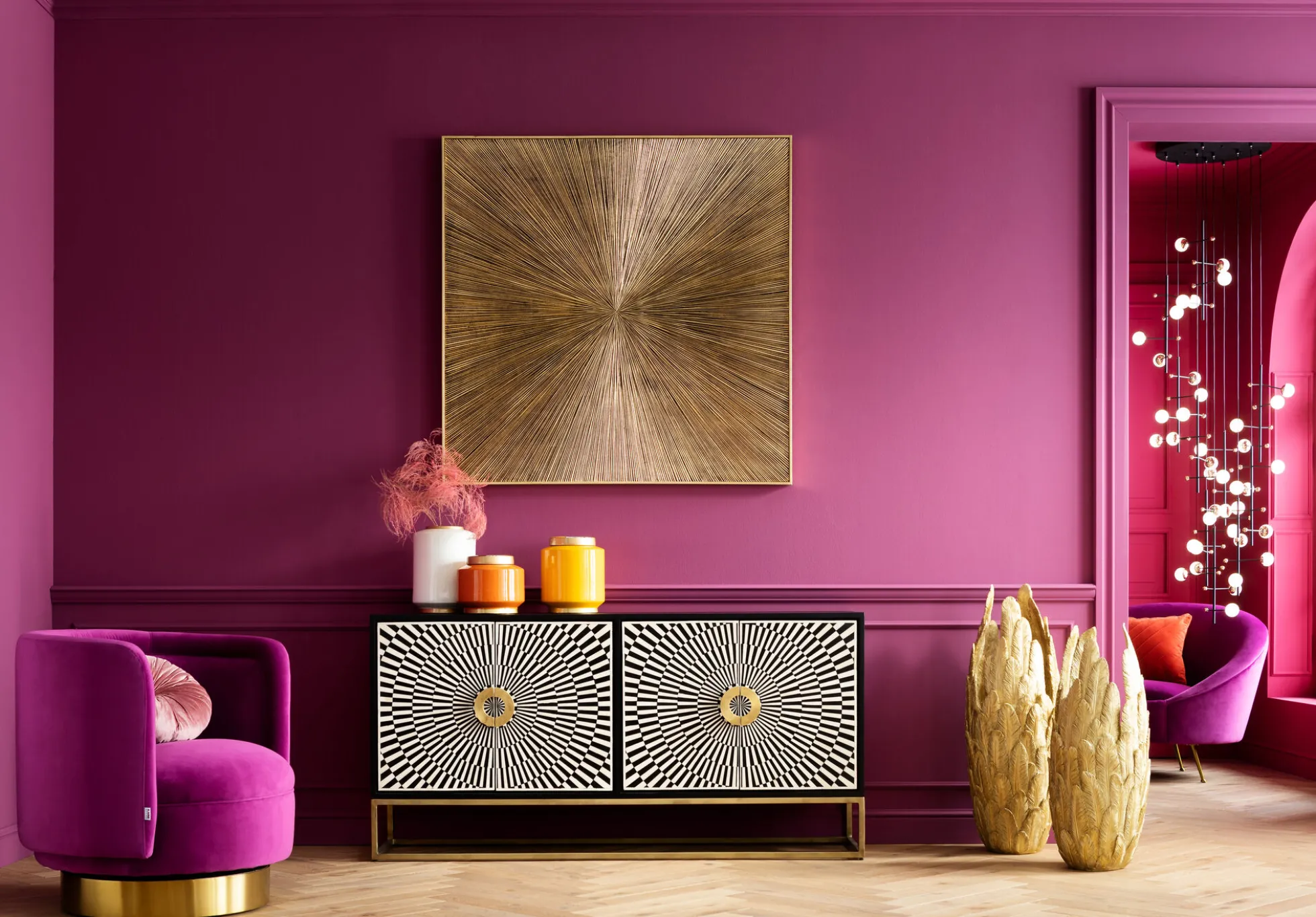 Komoda Electro 160x80 cm czarno-biała