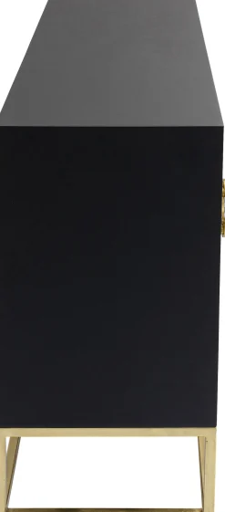 Komoda Electro 160x80 cm czarno-biała