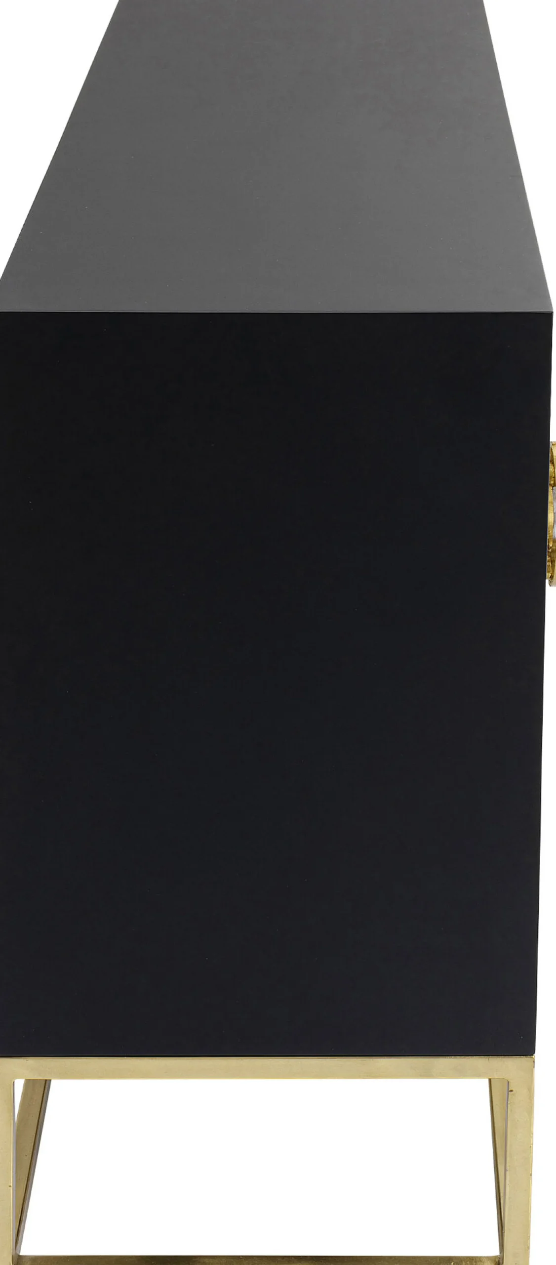 Komoda Electro 160x80 cm czarno-biała