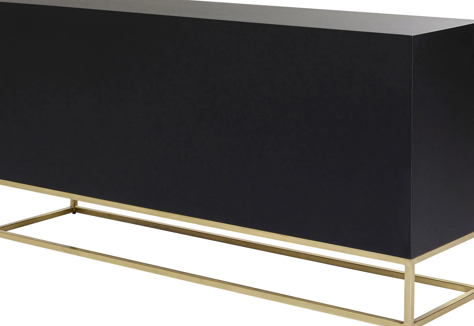 Komoda Electro 160x80 cm czarno-biała