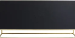 Komoda Electro 160x80 cm czarno-biała
