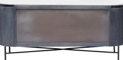 Komoda Glenn 160x75 cm biało-szara