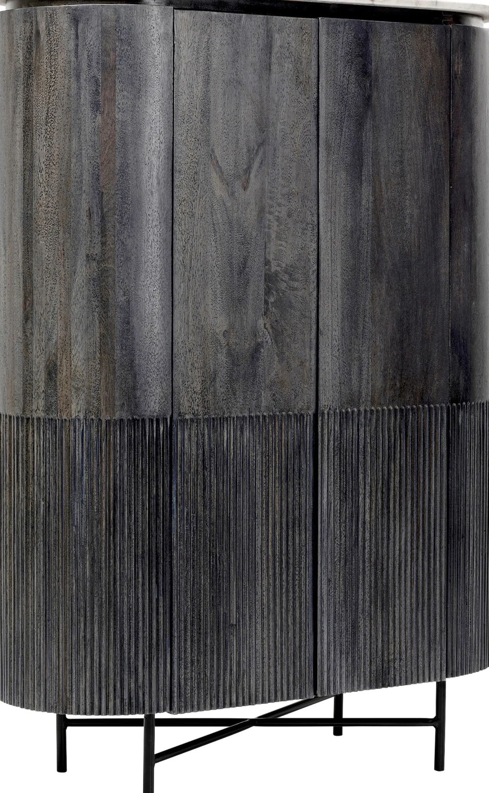 Komoda Glenn 100x138 cm ciemnoszara